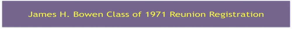 James H. Bowen High School Reunion