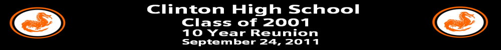 CLINTON HIGH SCHOOL Reunion