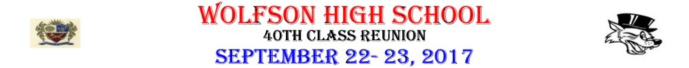 SAMUEL W. WOLFSON HIGH SCHOOL Reunion