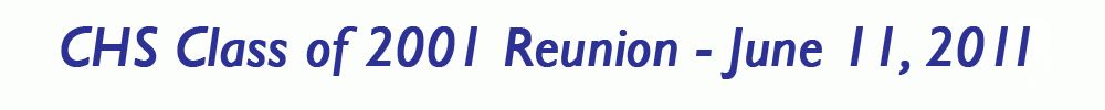 COLUMBUS HIGH SCHOOL Reunion