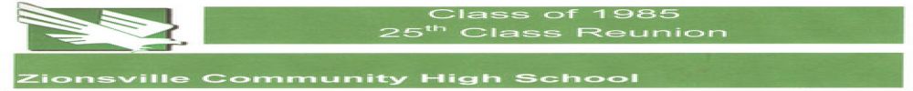 ZIONSVILLE COMMUNITY HIGH SCH Reunion