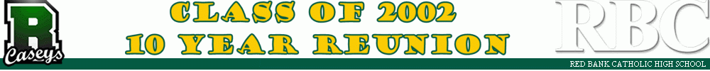 RED BANK CATHOLIC HIGH SCHOOL Reunion