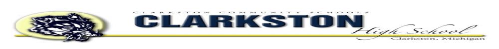 CLARKSTON HIGH SCHOOL Reunion