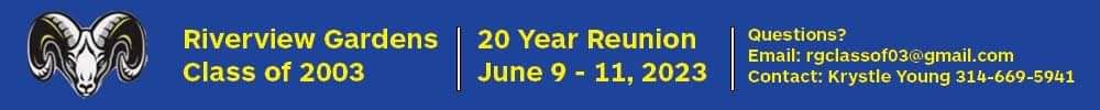 RIVERVIEW GARDENS SR. HIGH Reunion
